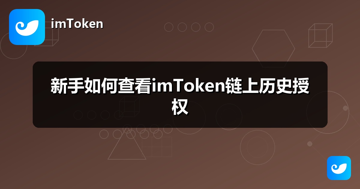 新手如何查看imToken链上历史授权